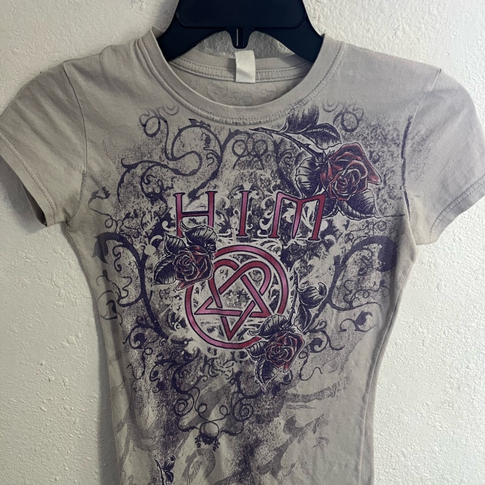 Heartagram bam margera baby doll shirt small rare